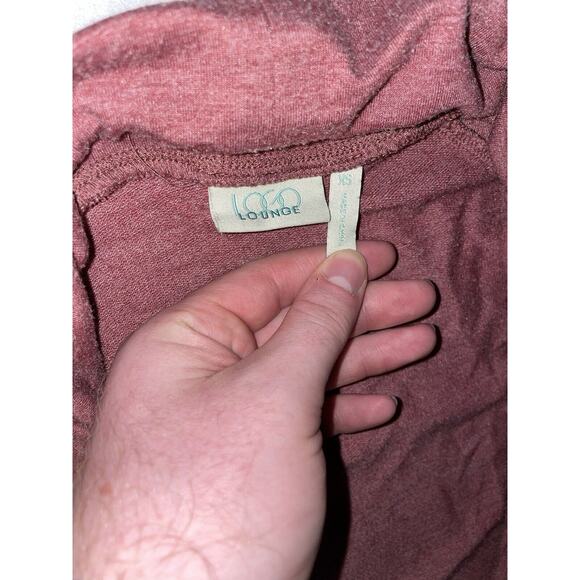 Logo Lounge Lori Goldstein Cardigan Sweater Womens XS Salmon Long Sleeve Open - Picture 2 of 3